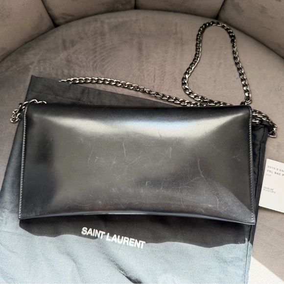 YVES SAINT LAURENT Smoking YSL Monogram Clutch Bag quilted - Picture 9 of 16